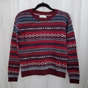Abercrombie & Fitch Holiday Crew Neck Sweater
